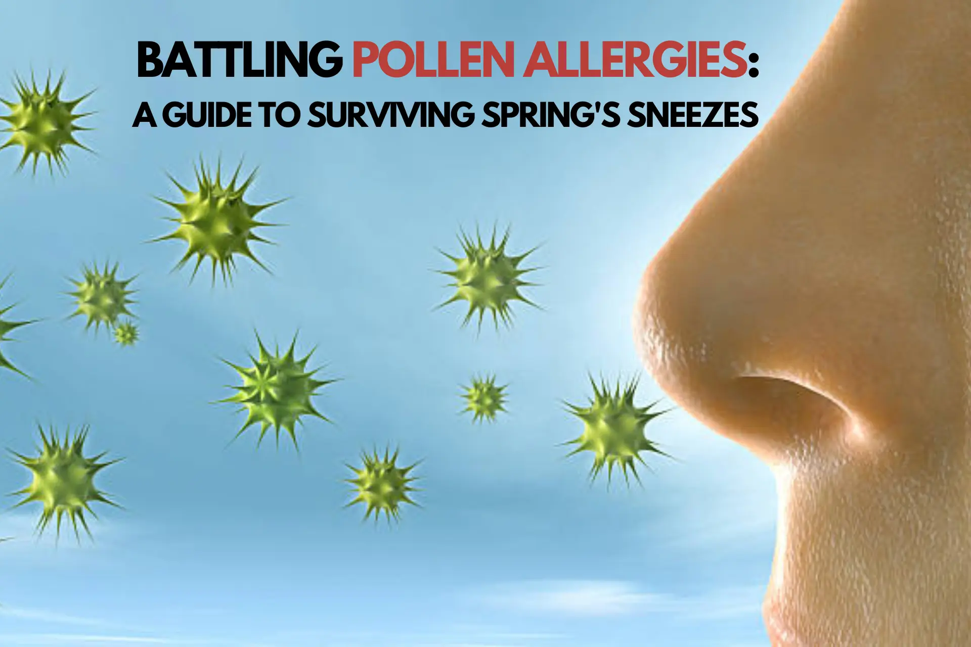 Read more about the article Battling Pollen Allergies: A Guide to Surviving Spring’s Sneezes