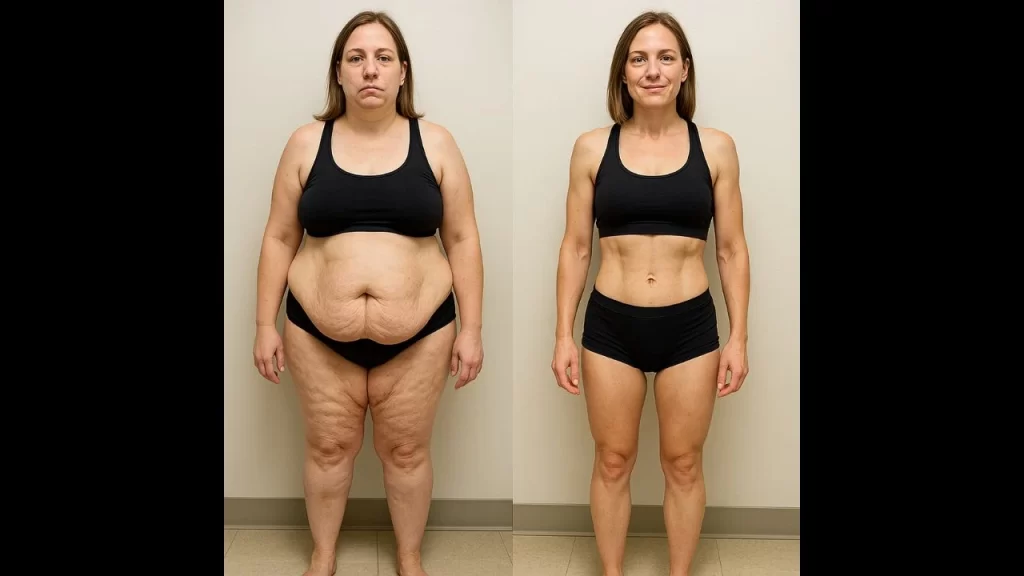 how much weight do you lose with skin removal surgery